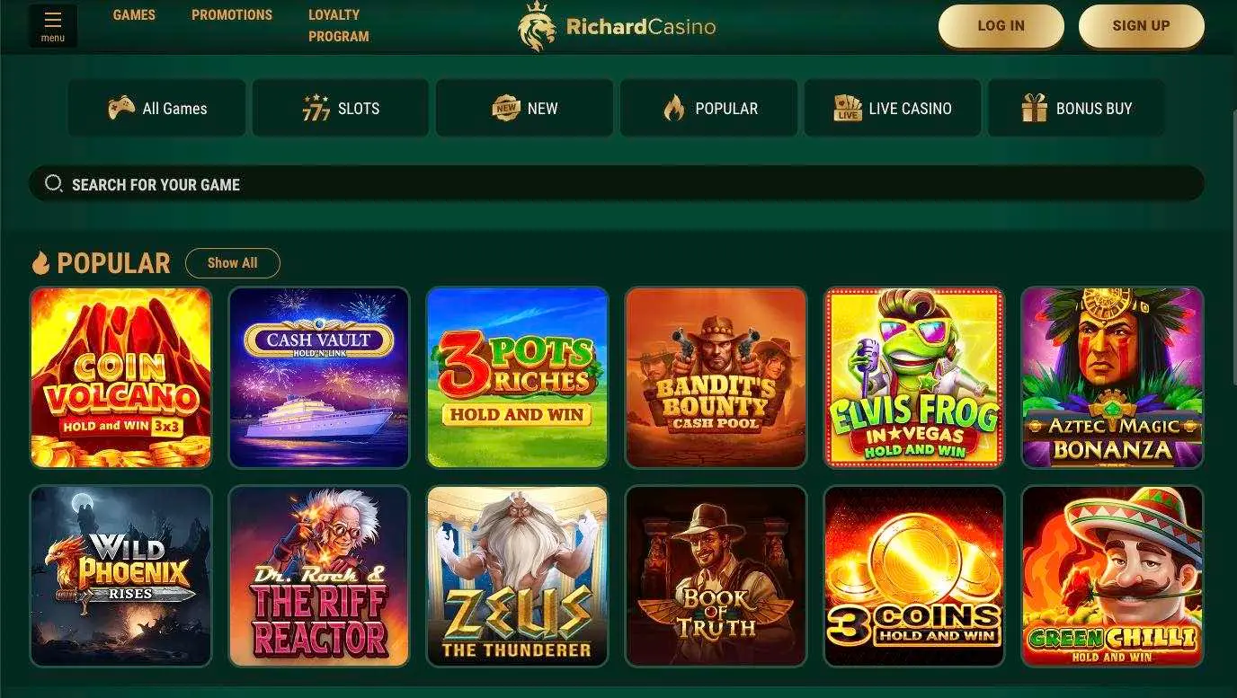 Richard Casino Official Site